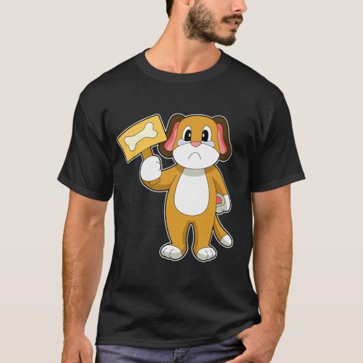 犬の骨 Tシャツ (正面)