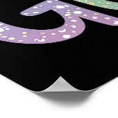 犬の髪は私のグリッター ポスター (角)