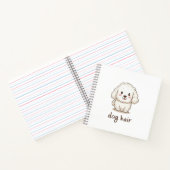 犬の髪は、犬の愛気にのためのノートでおもしろいは行わない ノートブック (内部)