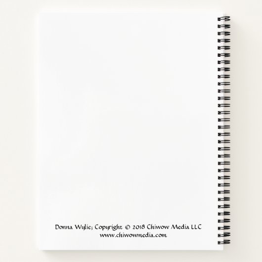 犬の魂 – チワワ ノートブック (裏面)