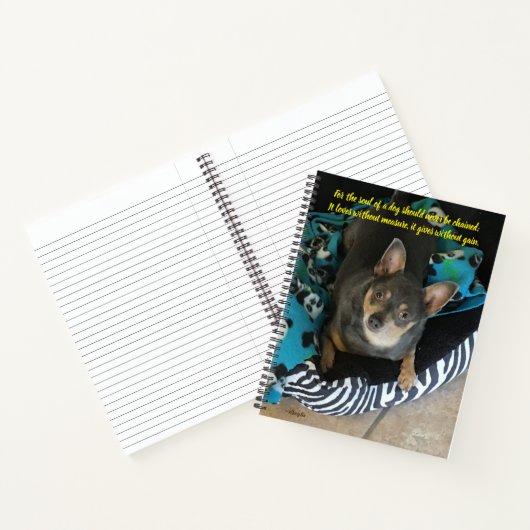犬の魂 ノートブック (内部)