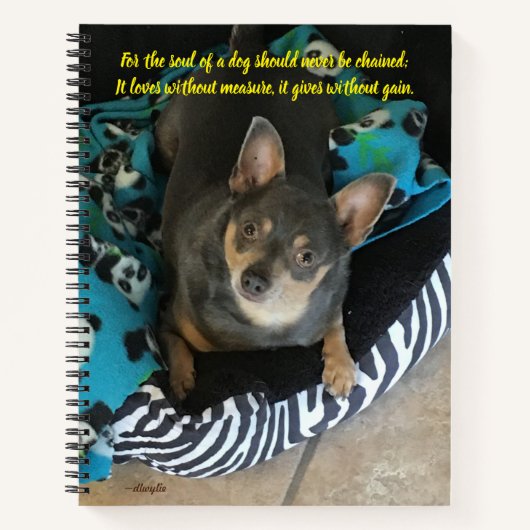 犬の魂 ノートブック (正面)