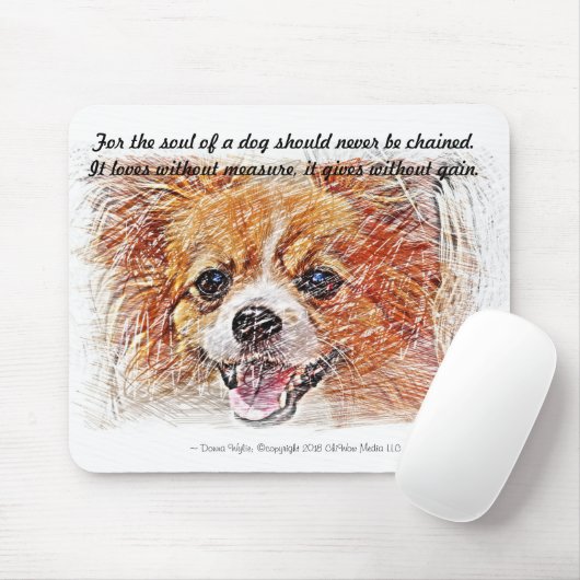 犬の魂 マウスパッド (マウス)