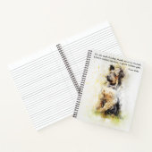 犬の魂 – ヨークシャーテリア ノートブック (内部)