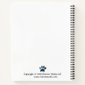 犬の魂 – 子犬 ノートブック (裏面)