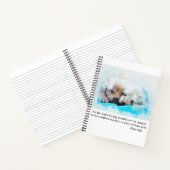 犬の魂 – 子犬 ノートブック (内部)