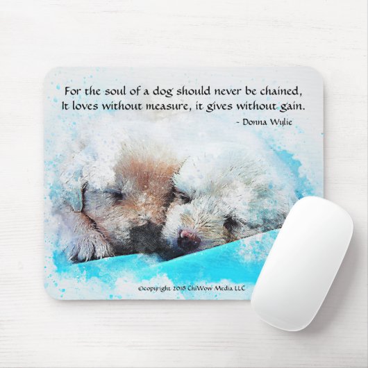 犬の魂 – 子犬 マウスパッド (マウス)