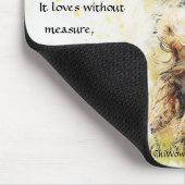 犬の魂 – 立ちヨークシャーテリア マウスパッド (コーナー)