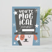 犬の魔術師キッズ教室バレンタインデー シーズンカード (スタンド正面)