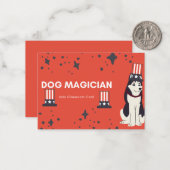 犬の魔術師キッズ教室バレンタイン ノートカード (正面/裏面インサイチュ)