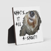 犬の鳴き声「何だ??」 プラーク (正面)