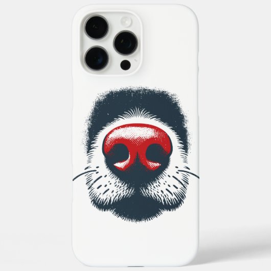 犬の鼻をクローズアップ Case-Mate iPhoneケース (裏面)
