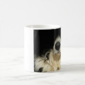 犬の鼻を詰めるマグカップ コーヒーマグカップ (中央)