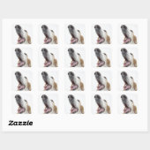 犬の鼻、クローズアップ スクエアシール (シート)