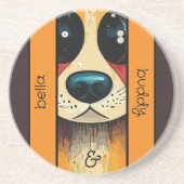 犬の鼻 コースター (正面)