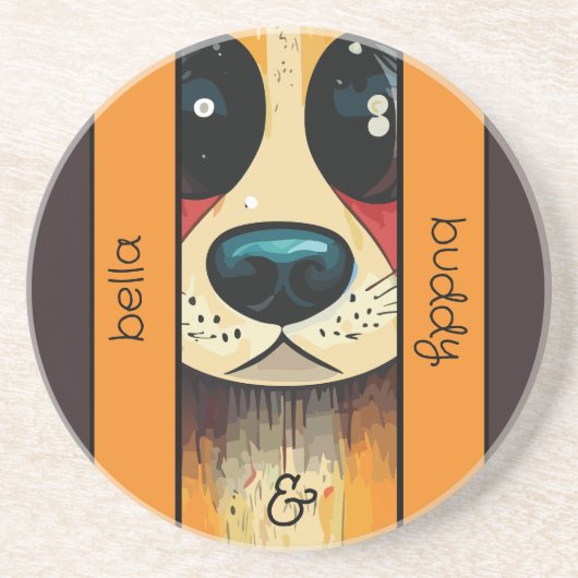 犬の鼻 コースター (正面)