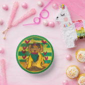 犬の「キッズアート」 ペーパーボウル (パーティー)