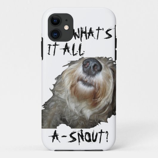 犬の"何が起こってるの？" iPhone 5 カバー (裏面)