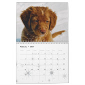 犬のcalander カレンダー (2月 2027)