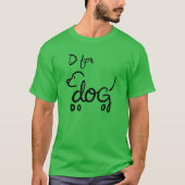 犬のD Tシャツ (正面)