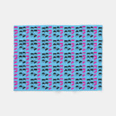 「犬のDIVA」 フリースブランケット (正面(横))