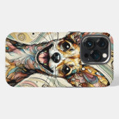 犬のiPhone 13 Proタフケース iPhoneケース (裏面横)