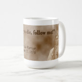 犬のOglalaの低い戦士は"これです"死ぬよい日 コーヒーマグカップ (正面右)