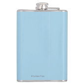 犬のSledding場面- Cordova、アラスカ フラスク (裏面)