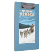 犬のSledding場面- Ketchikan、アラスカ クリップボード (右)