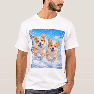 犬のTシャツデザイン Tシャツ