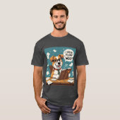 犬のTシャツ – 流暢な話ウォーフ – ペットの親 Tシャツ (正面フル)