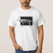 犬のX線 Tシャツ (正面)