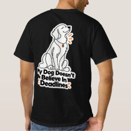 犬は〆切を信じない Tシャツ