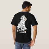 犬は〆切を信じない Tシャツ (裏面フル)
