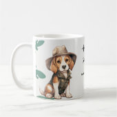 犬はあなたに無条件の愛を教えてくれる コーヒーマグカップ (左)