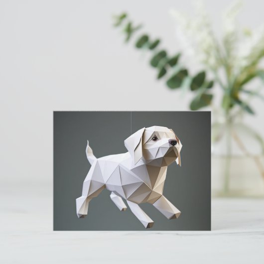 犬はがき ポストカード (スタンド正面)