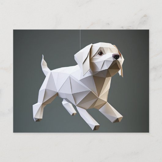 犬はがき ポストカード (正面)