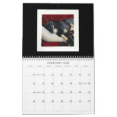 犬はここに住んでいます カレンダー (2月 2026)