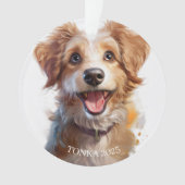 犬はすべてをより良くする  オーナメント (正面)