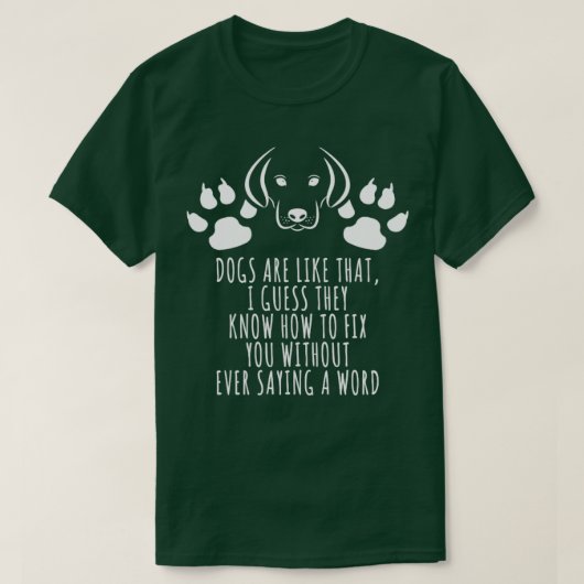 犬はそういうことだ Tシャツ (デザイン正面)