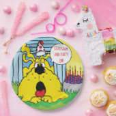 犬はっ!誕生日おもしろいパーティー ペーパープレート (パーティー)