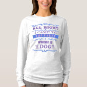 犬はどこですか? Tシャツ (正面)