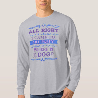 犬はどこにいますか? Tシャツ