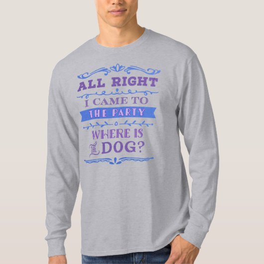 犬はどこにいますか？ Tシャツ (正面)