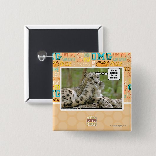 犬はなぜこれをそう困難見つけますか。 缶バッジ (正面&裏面)