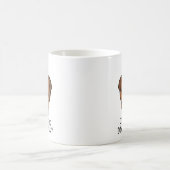 "犬はなんてことを!?" カートゥーン コーヒーマグカップ (中央)