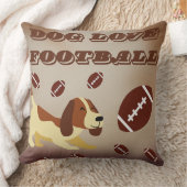 犬はサッカーが大好き クッション (ブランケット)