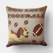 犬はサッカーが大好き クッション (裏面)