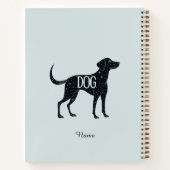 犬はザ最高のザ – スパイラルノート ノートブック (裏面)