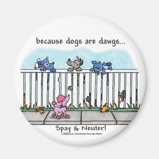 犬はドッグズだから マグネット (正面)